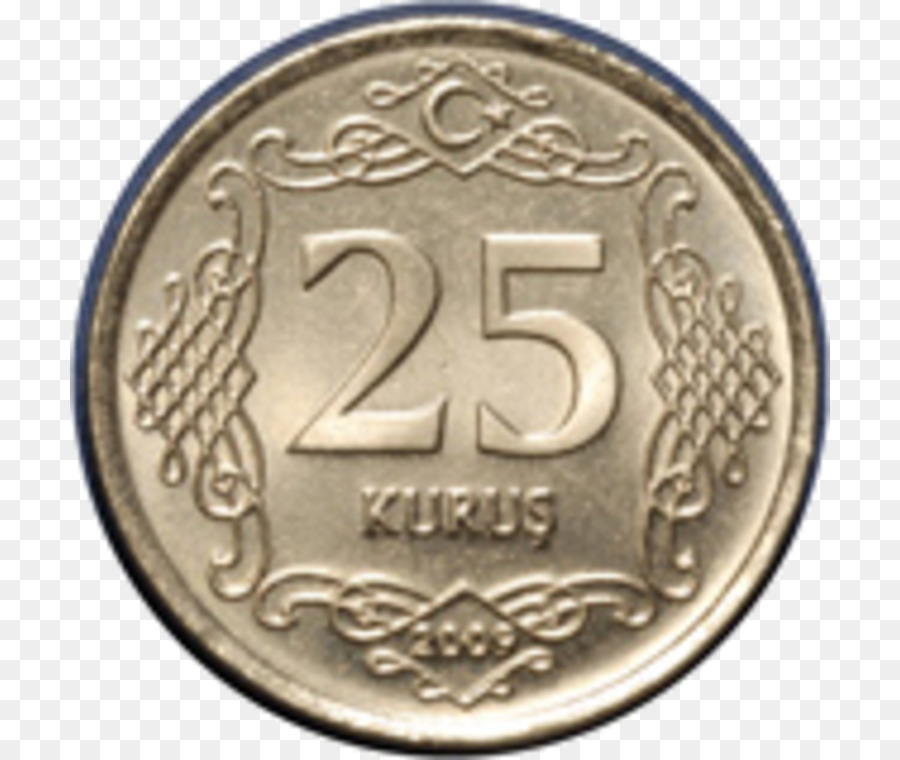 25 Kurus Coin，เงิน PNG