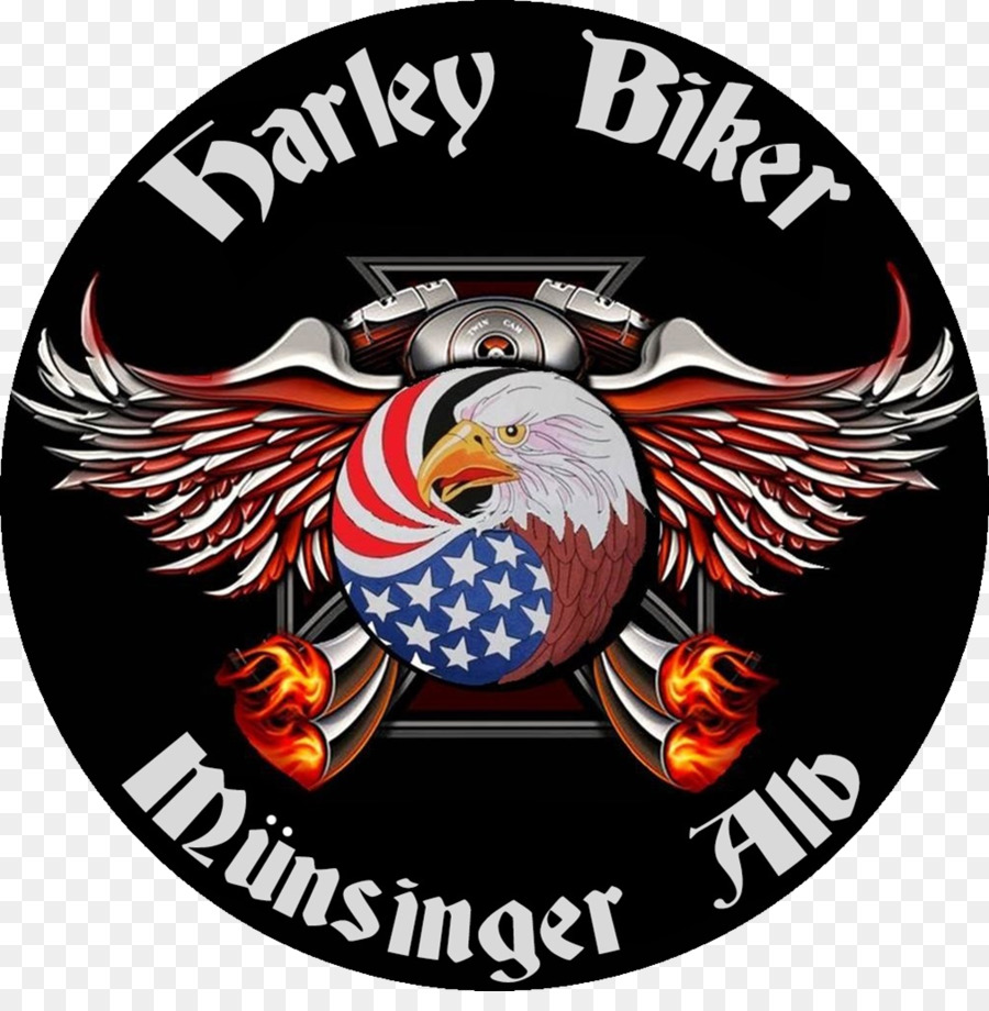 โลโก้ Harley Biker，รถจักรยานยนต์ PNG