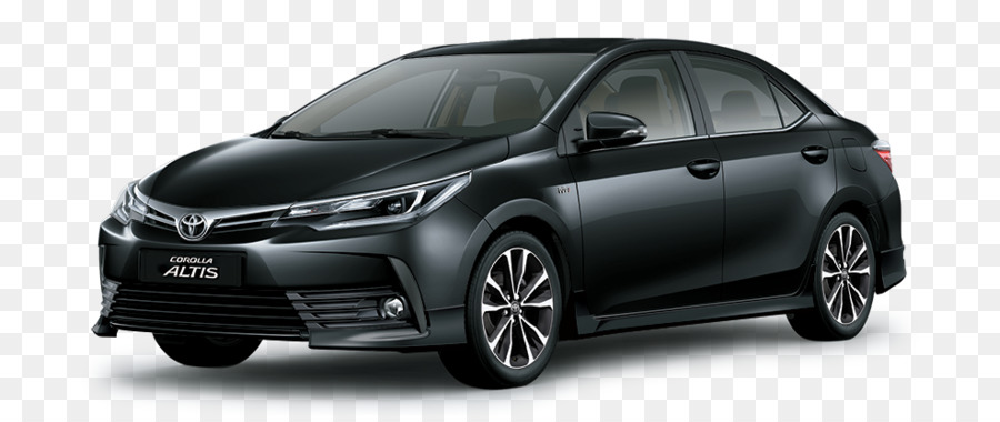 Silver Toyota Corolla，ยานพาหนะ PNG