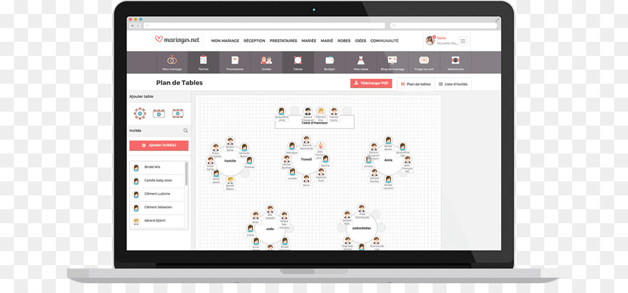 แผนการจัดงานแต่งงาน，แล็ปท็อป PNG