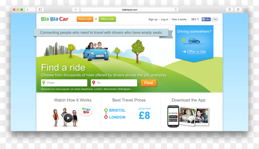 Blablacar，รถ PNG