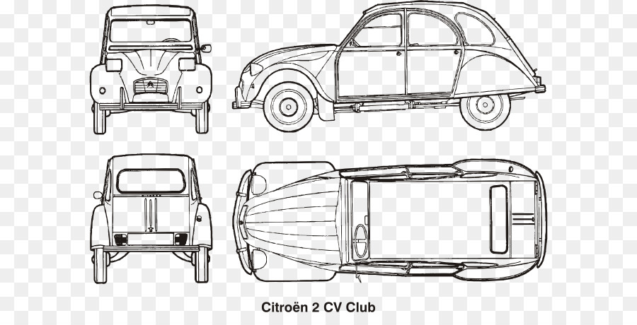 Citroën 2cv，รถ PNG