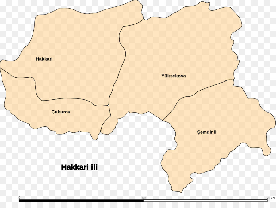 แผนที่ Hakkari，ภูมิภาค PNG