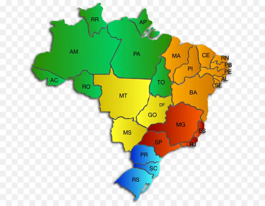 ดินแดนแห่งบราซิล，แผนที่ PNG