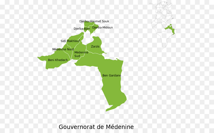 แผนที่médenine，ภูมิภาค PNG