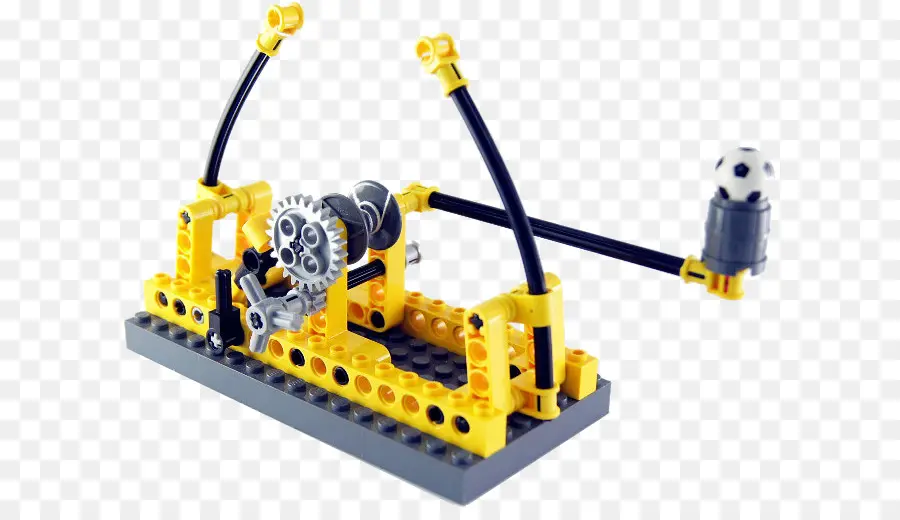 Lego Catapult，สีเหลือง PNG