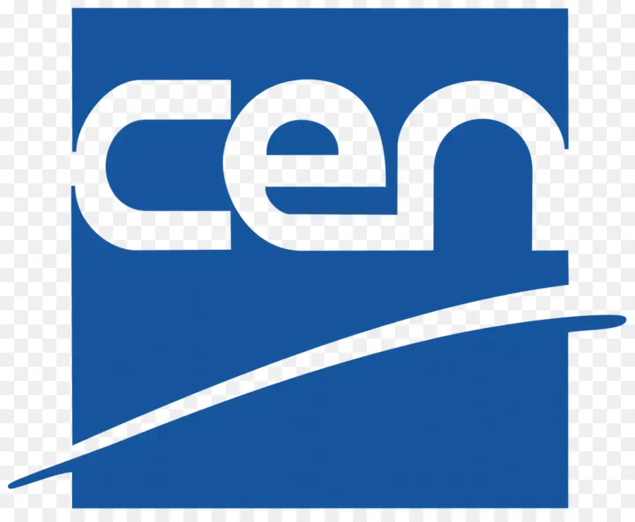 โลโก้ Cen，สีฟ้า PNG