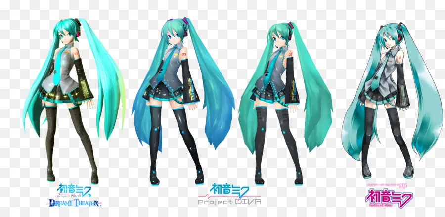 ตัวละคร Hatsune Miku，อนิเมะ PNG