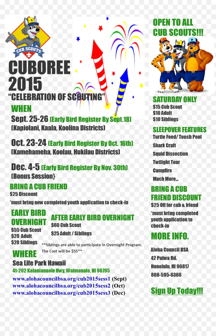 โปสเตอร์ Cuboree 2015，ลูกเสือ PNG