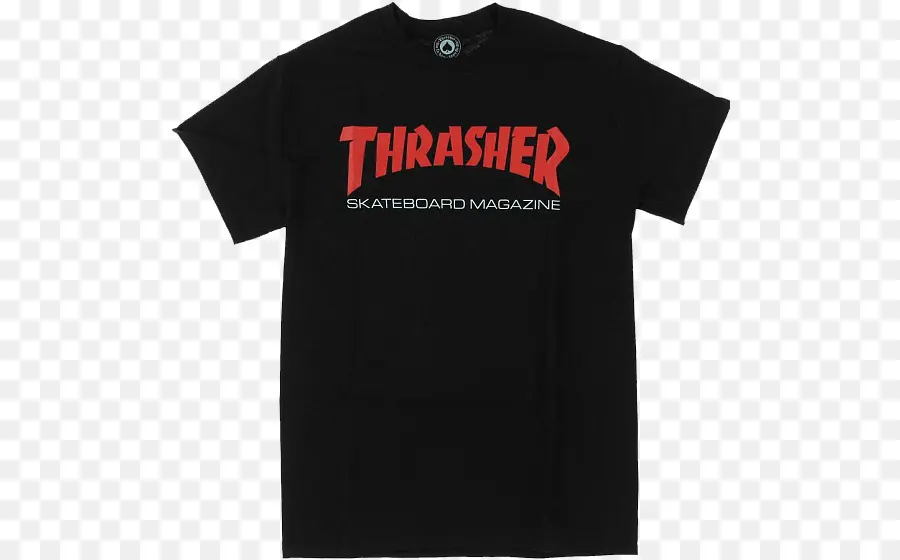 เสื้อยืด Thrasher，สเก็ตบอร์ด PNG