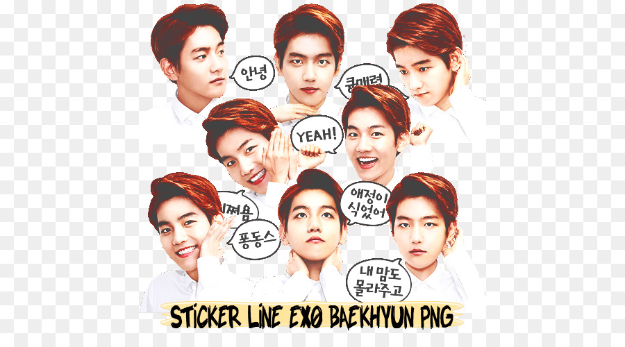 สติกเกอร์ Exo Baekhyun，K Pop PNG