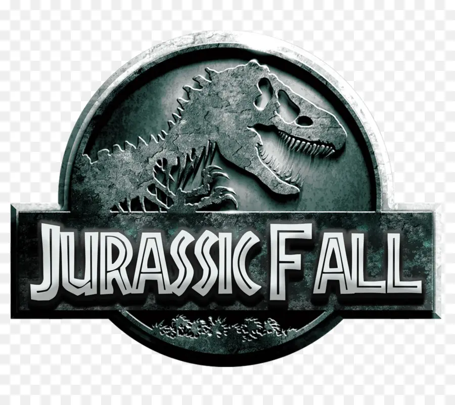 โลโก้ Jurassic Fall，ไดโนเสาร์ PNG