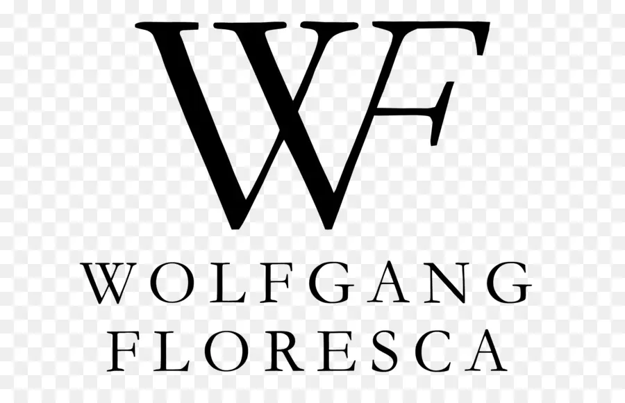 โลโก้ Wolfgang Floresca，ข้อความสีดำ PNG