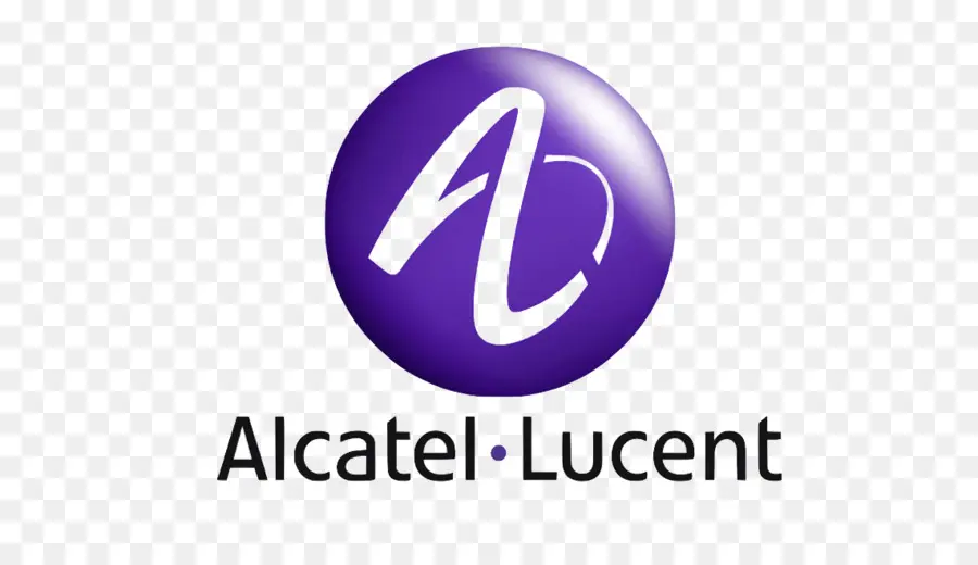 โลโก้ Alcatel Lucent，สีม่วง PNG