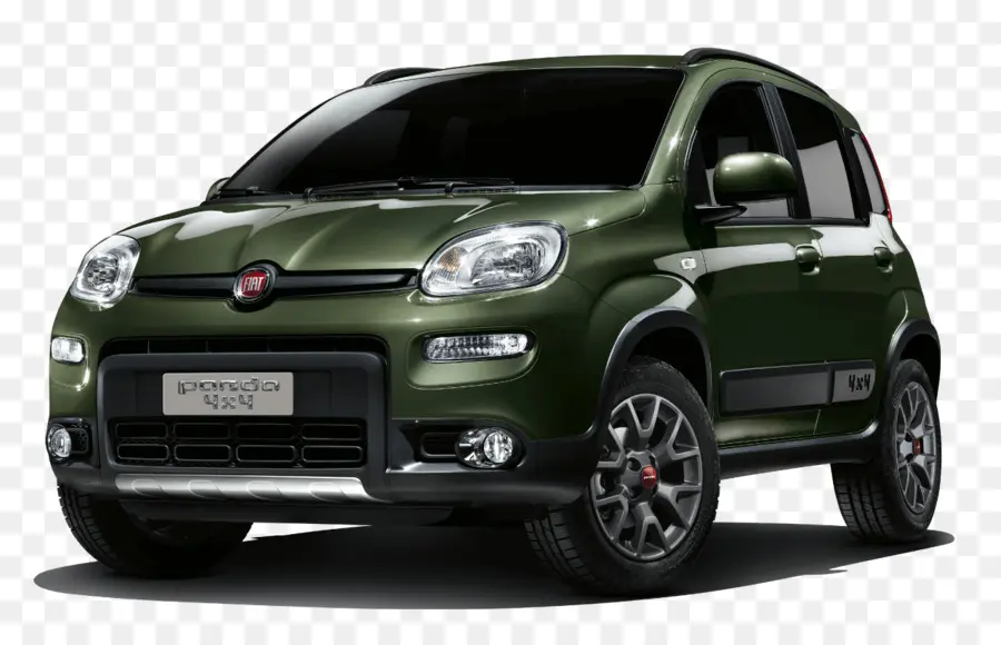 Fiat Panda Car，สีเขียว PNG