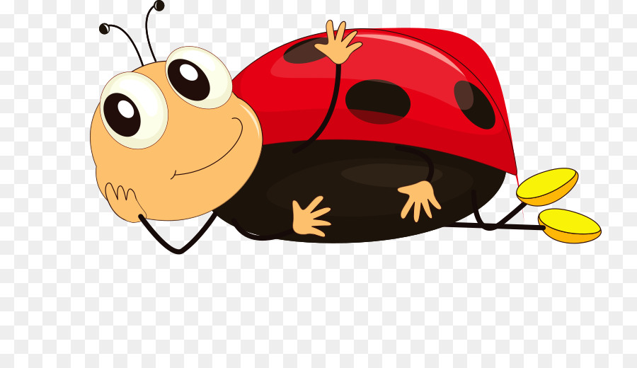 Ladybug การ์ตูนน่ารัก，รอยยิ้ม PNG