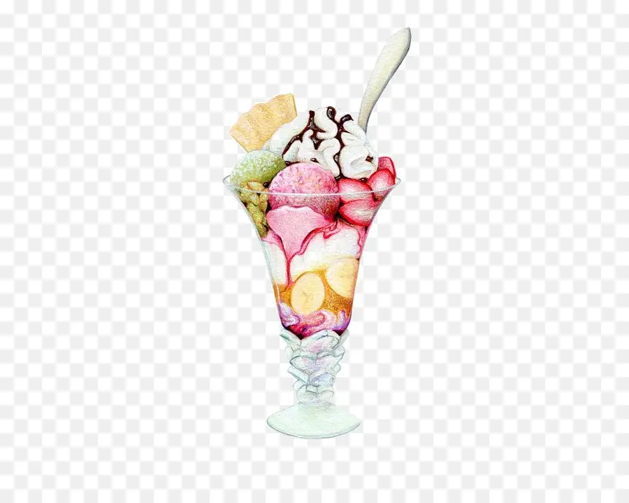 ไอศกรีม Sundae，ไอศครีม PNG