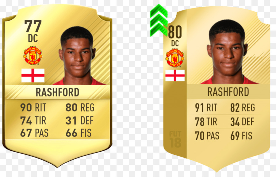 Fifa 18，มาร์คัส Rashford PNG