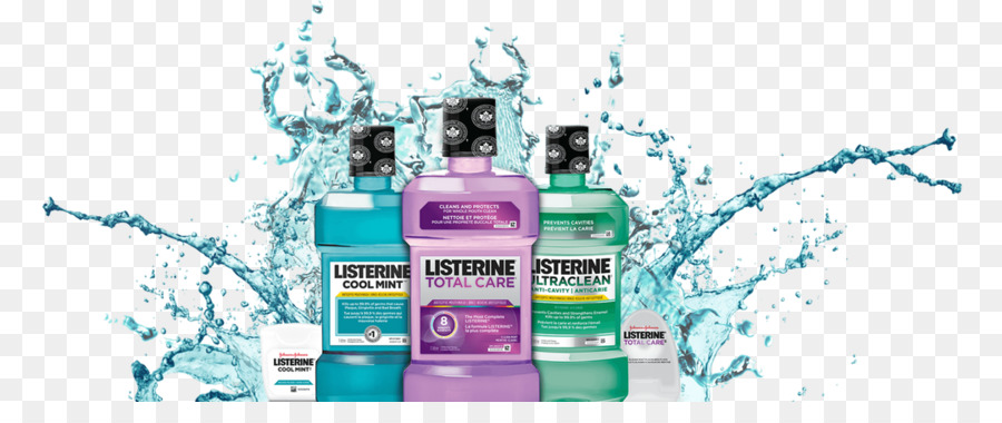 ขวด Listerine，น้ำยาบ้วนปาก PNG