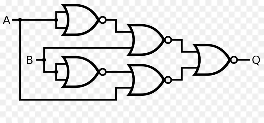 แผนภาพประตูตรรกะ，วงจร PNG