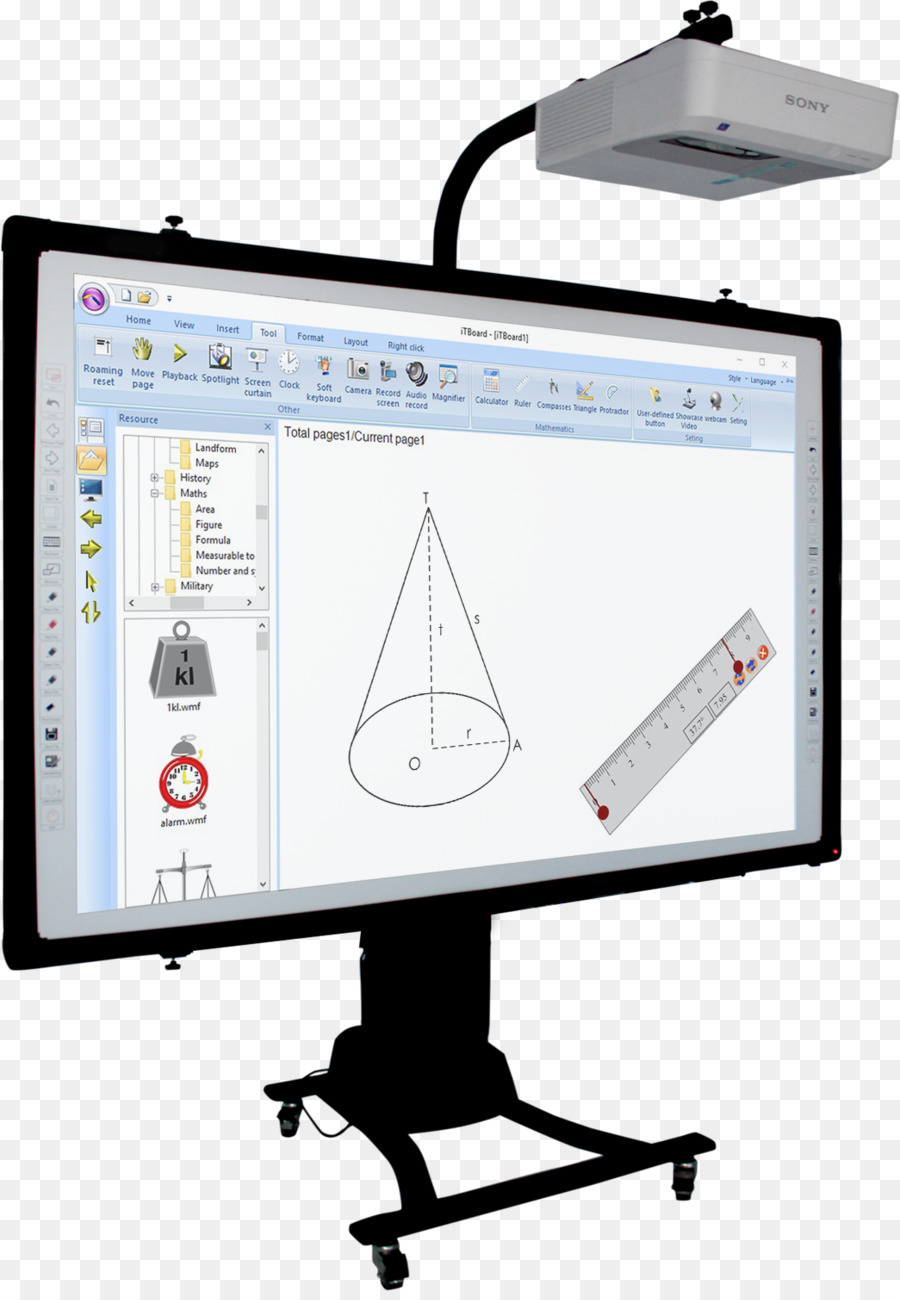 แบบโต้ตอบ Whiteboard，คอมพิวเตอร์จอภาพ PNG