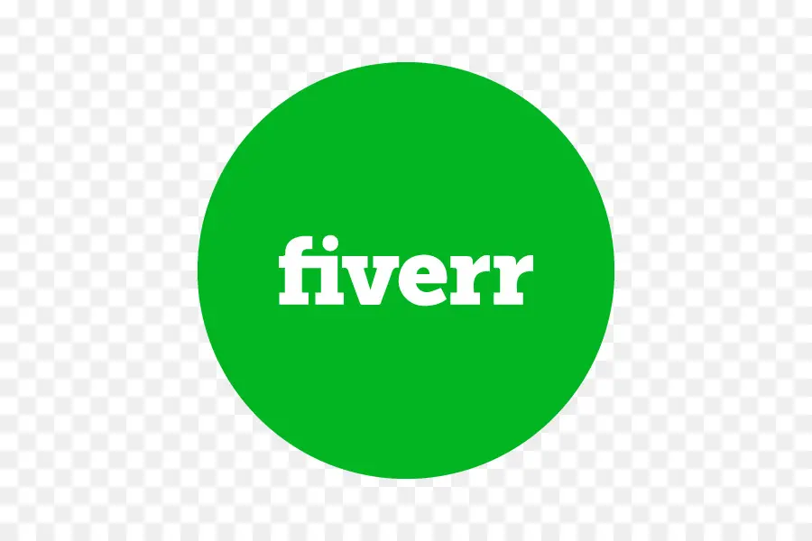 โลโก้ Fiverr，วงกลมสีเขียว PNG