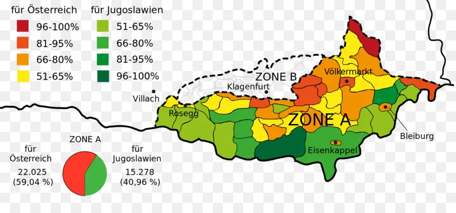 แผนที่ออสเตรีย ยูโกสลาเวีย，ภูมิศาสตร์ PNG