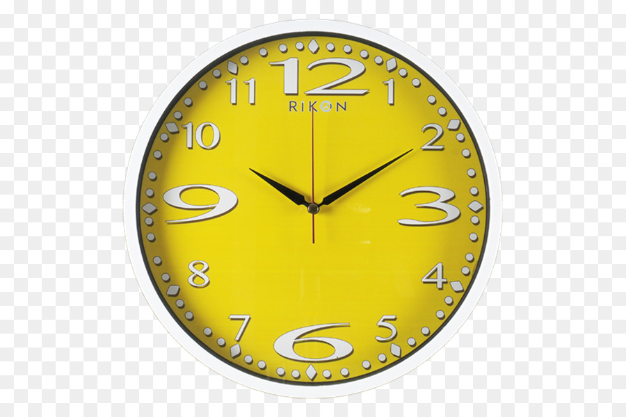 นาฬิกา，สีเหลือง PNG