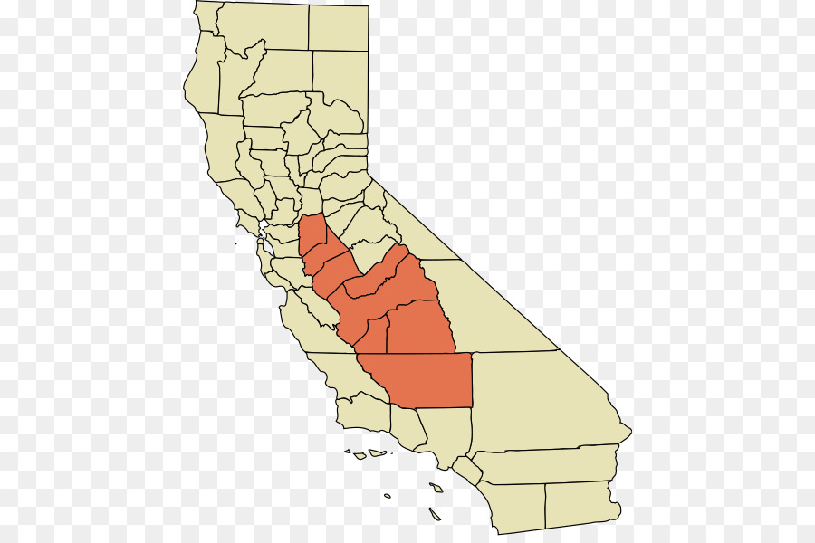 แผนที่แคลิฟอร์เนีย，สถานะ PNG