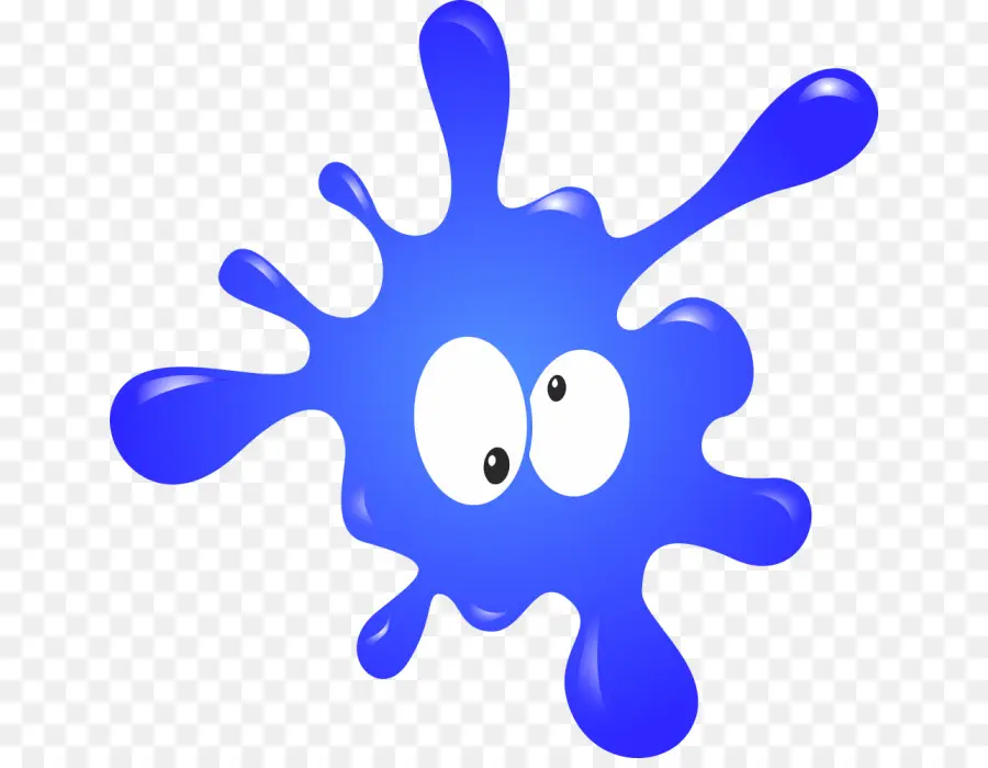 Blue Blob，ตา PNG