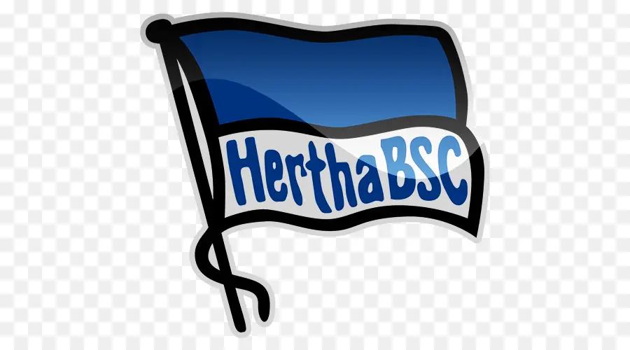 ธง Hertha Bsc，สีฟ้า PNG