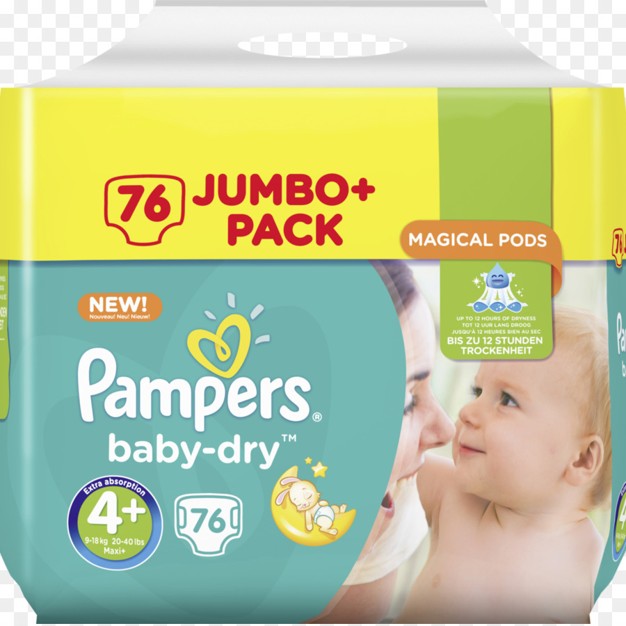 ผ้าอ้อม，Pampers Babydry PNG