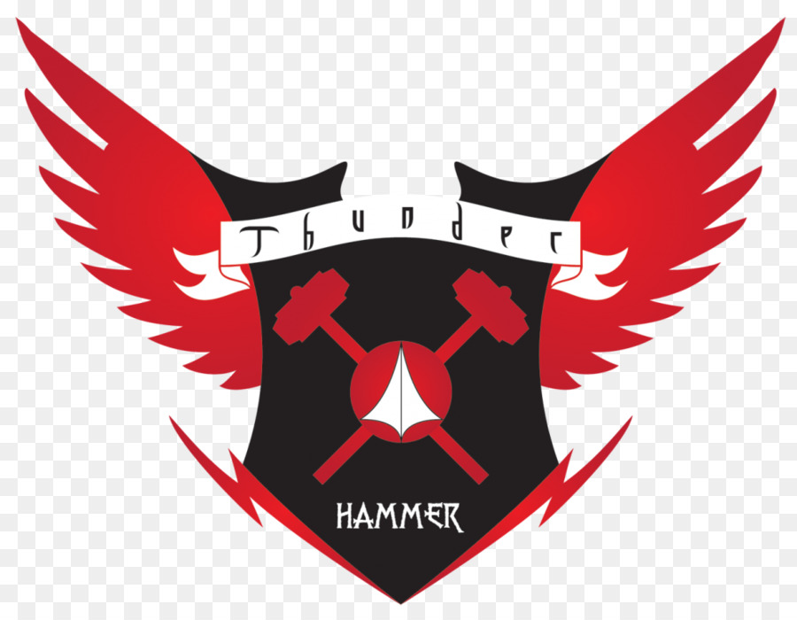 โลโก้ Thunder Hammer，เครื่องหมาย PNG