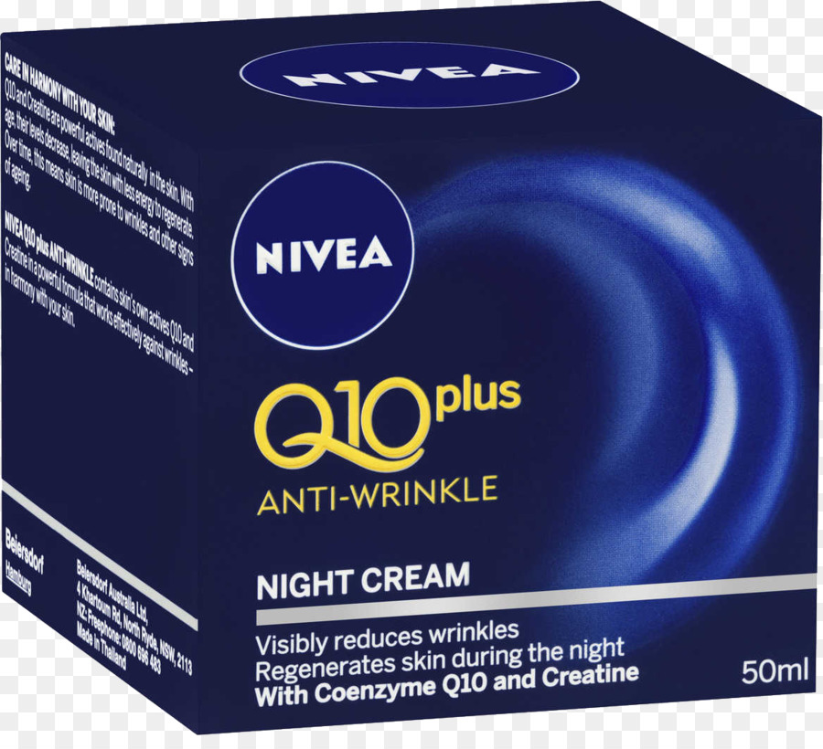 Nivea Q10 อีกอย่าง Antiwrinkle วันศกรีม，Nivea Q10 อีกอย่าง Antiwrinkle คืนครีม PNG