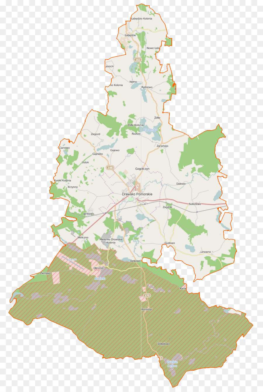 Olchowiec ทางตะวันตก Pomeranian Voivodeship，Lasocin ทางตะวันตก Pomeranian Voivodeship PNG