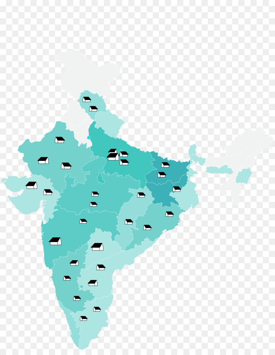 แผนที่，ข้อมูลด้านประชากรของอินเดีย PNG