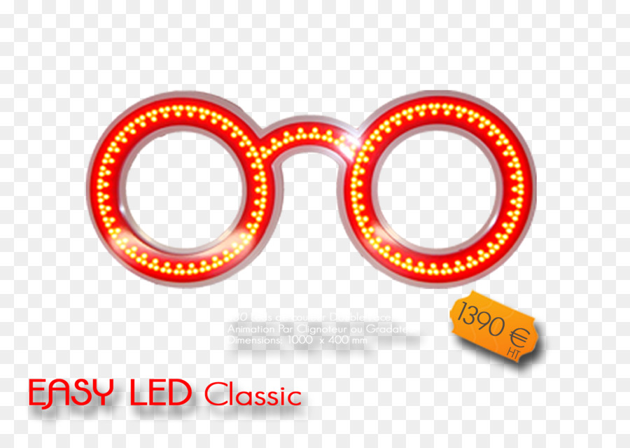 แว่นตา Led，แสงสว่าง PNG