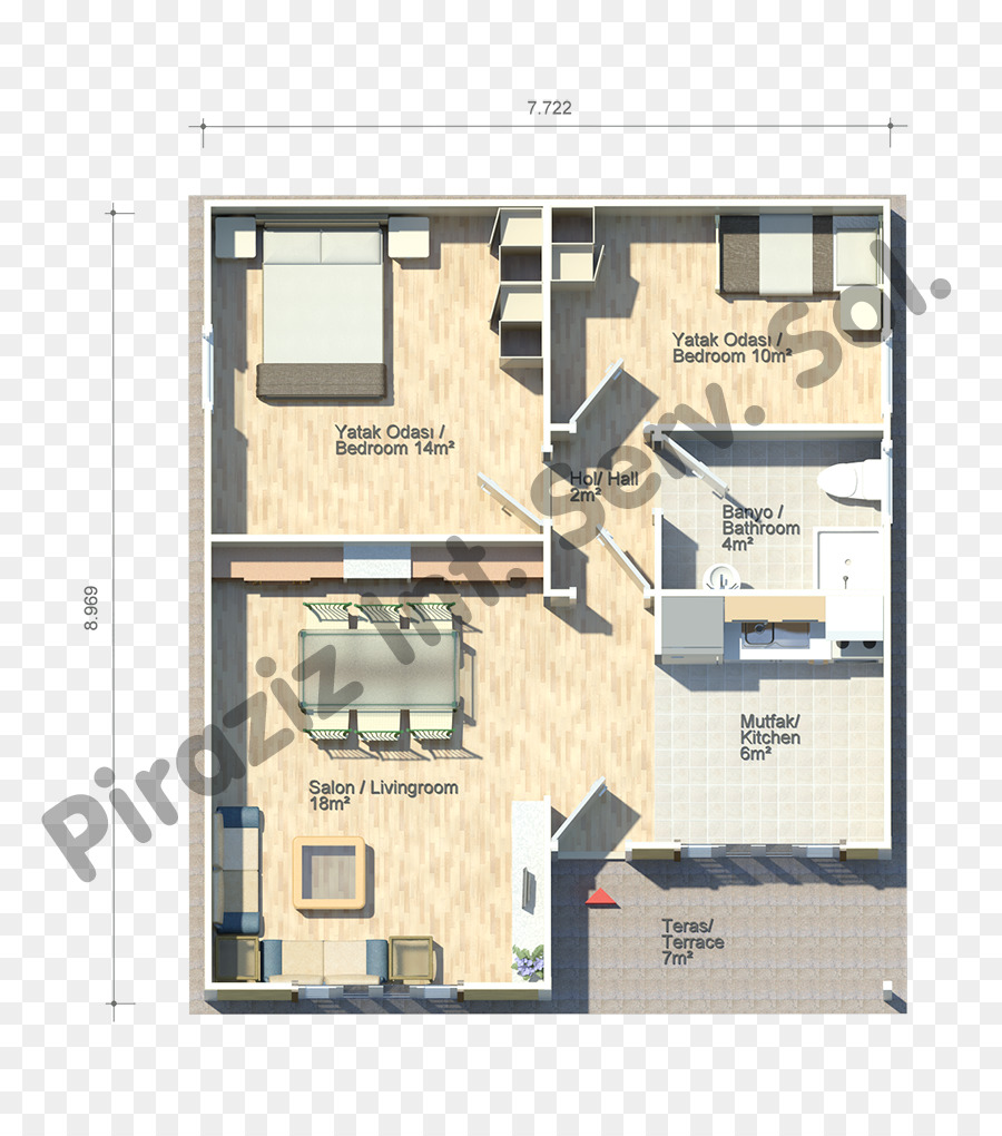 แผนผังชั้นบ้าน，เค้าโครง PNG