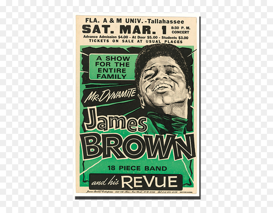 โปสเตอร์คอนเสิร์ต James Brown，คอนเสิร์ต PNG