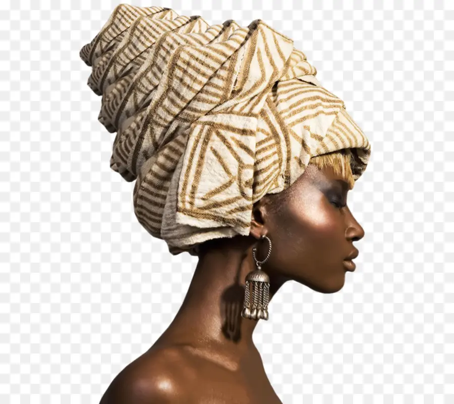 ผู้หญิงที่มี Headwrap，การตีหัว PNG