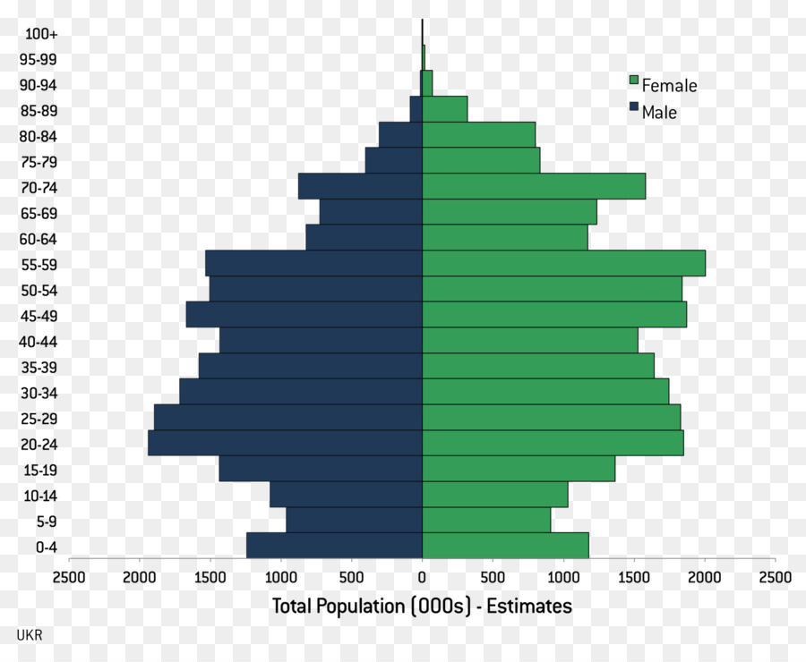 ปิรามิดประชากร，ข้อมูลประชากร PNG