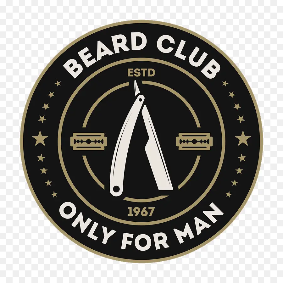 โลโก้ Beard Club，หนวดเครา PNG