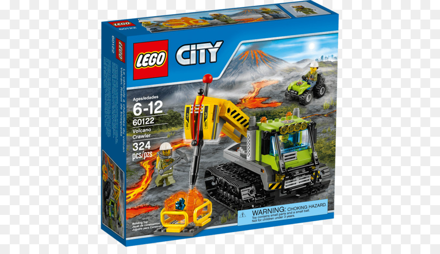 Lego 60122 องเมืองบทความเกี่ยวกับภูเขาไฟอ Crawler，Lego เมือง PNG