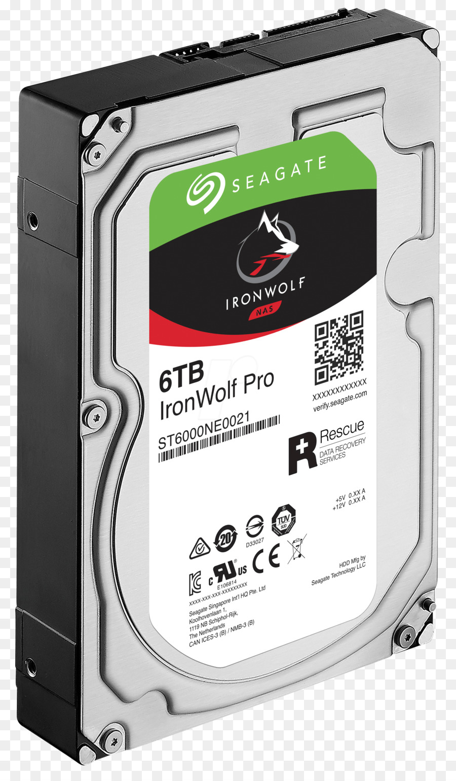 Seagate Ironwolf มืออาชีพ St2000ne0025 ภายในฮาร์ดไดรฟ์ Sata 6gbs 128 Mb 35 1005 ปี Warranty 7200 Rpm 480000000000，ยากที่ขับรถ PNG