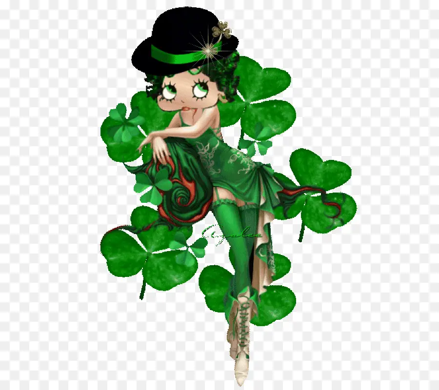 Betty Boop กับ Shamrocks，Betty Boop PNG