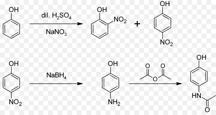 เคมีของ Anilines，4aminophenol PNG