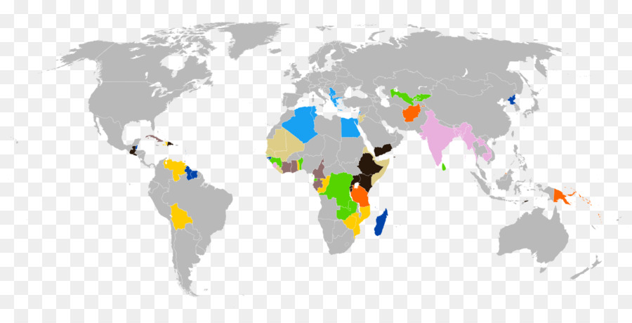 แผนที่โลก，ประเทศ PNG