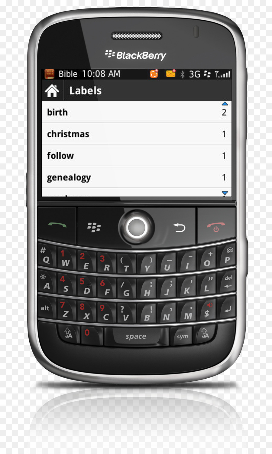 Blackberry ล้า 9000，Blackberry ล้า 9700 PNG