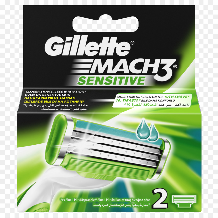 มีดโกน Gillette Mach3，การโกนหนวด PNG