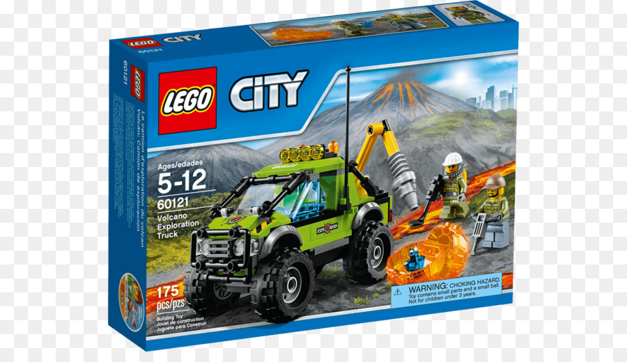 Lego 60121 องเมืองบทความเกี่ยวกับภูเขาไฟอ Exploration รถบรรทุก，Lego เมือง PNG